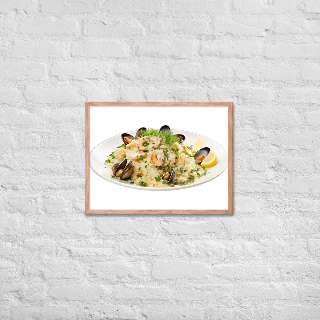 Seafood Risotto Framed poster 🤤 from Yumify.AI
