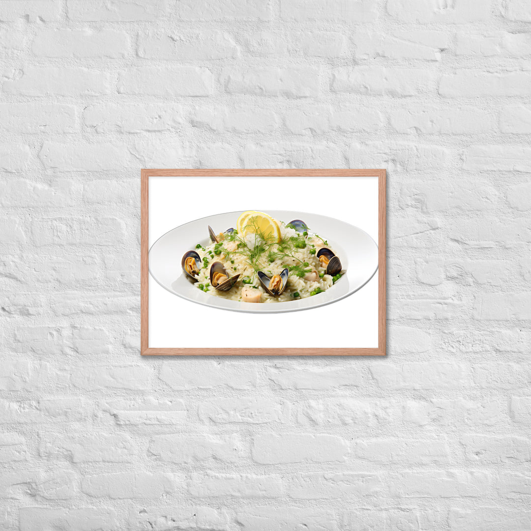 Seafood Risotto Framed poster 🤤 from Yumify.AI