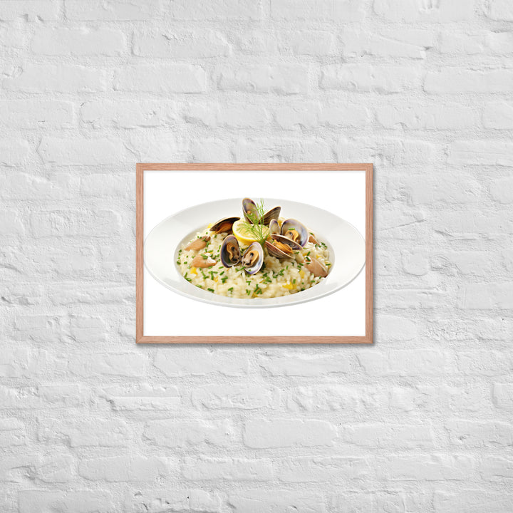 Seafood Risotto Framed poster 🤤 from Yumify.AI