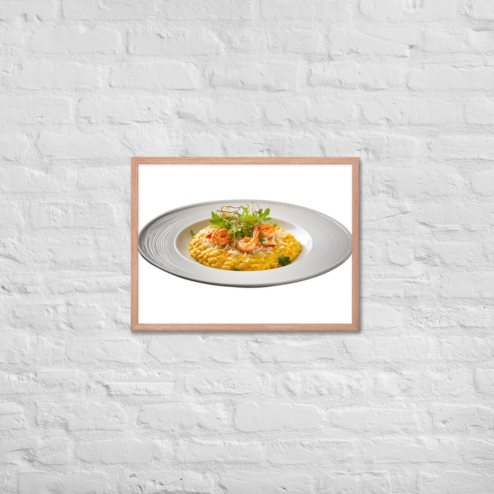 Saffron Risotto Framed poster 🤤 from Yumify.AI