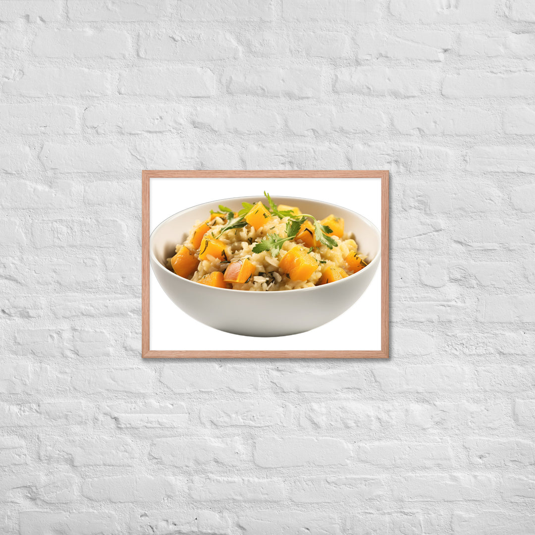 Butternut Squash Risotto Framed poster 🤤 from Yumify.AI