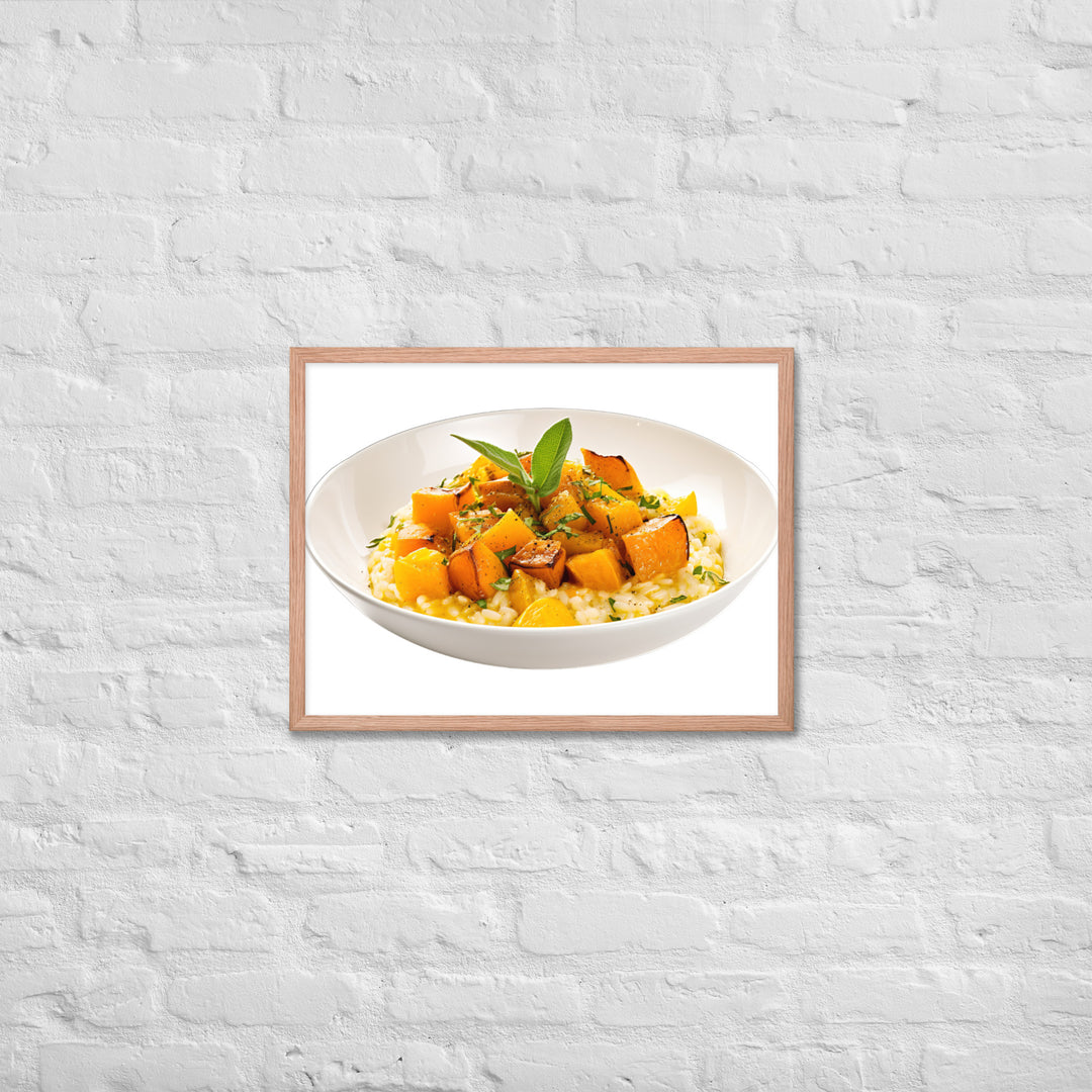 Butternut Squash Risotto Framed poster 🤤 from Yumify.AI