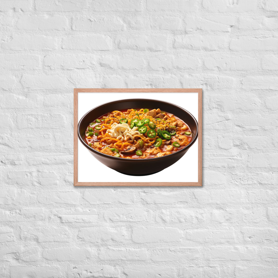 Spicy Miso Ramen Framed poster 🤤 from Yumify.AI