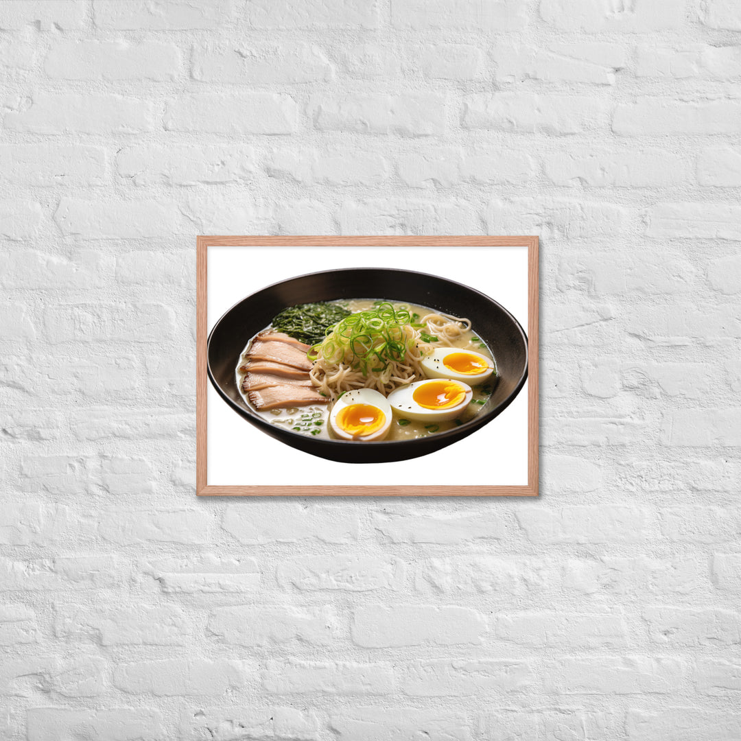 Classic Tonkotsu Ramen Framed poster 🤤 from Yumify.AI