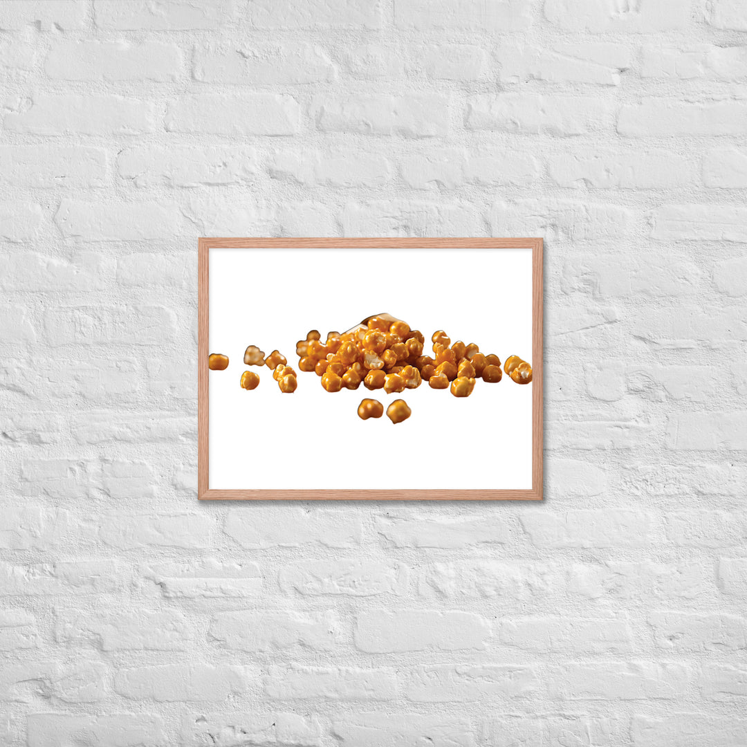 Caramel Coated Popcorn Framed poster 🤤 from Yumify.AI