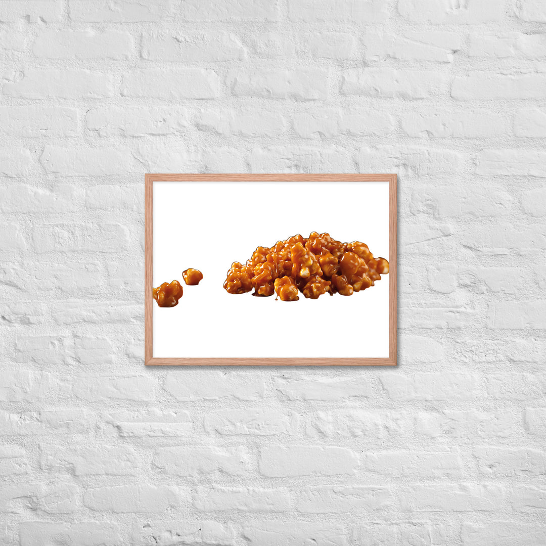 Caramel Coated Popcorn Framed poster 🤤 from Yumify.AI