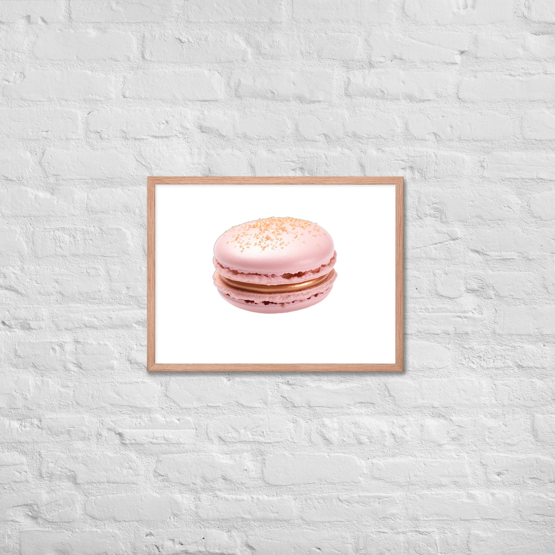 Rose Gold Macaron Framed poster 🤤 from Yumify.AI