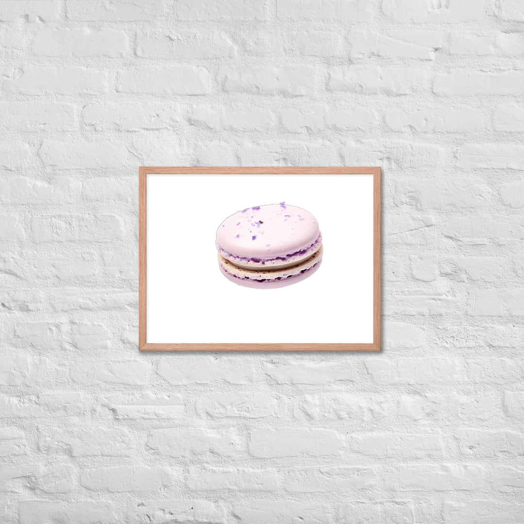 Lavender Macaron Framed poster 🤤 from Yumify.AI