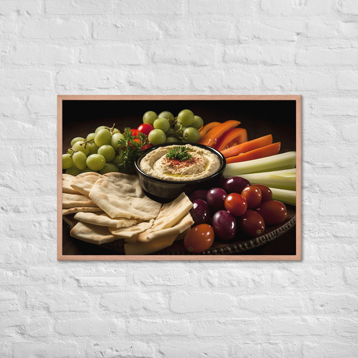 Hummus Framed poster 🤤 from Yumify.AI