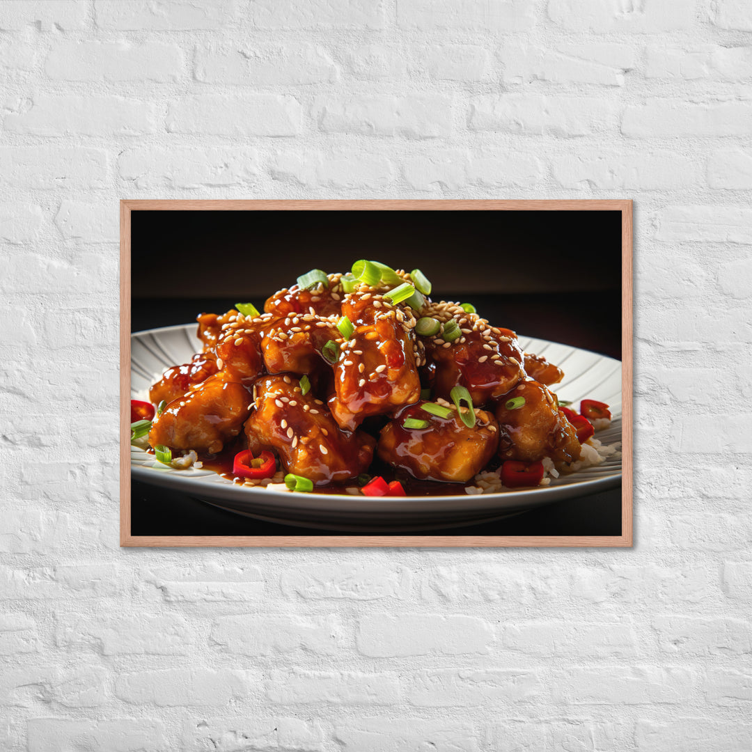 General Tso's Chicken Framed poster 🤤 from Yumify.AI