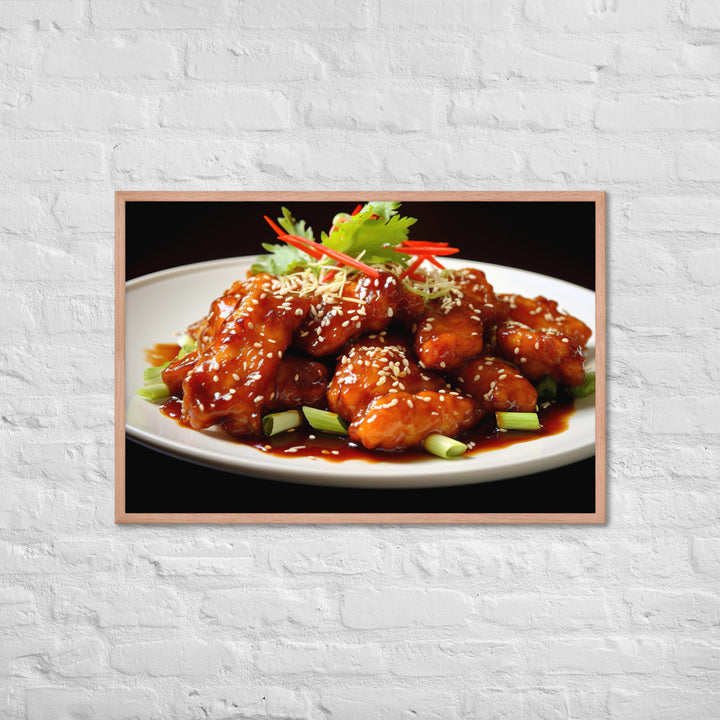 General Tso's Chicken Framed poster 🤤 from Yumify.AI