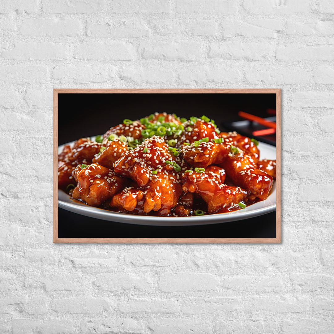 General Tso's Chicken Framed poster 🤤 from Yumify.AI