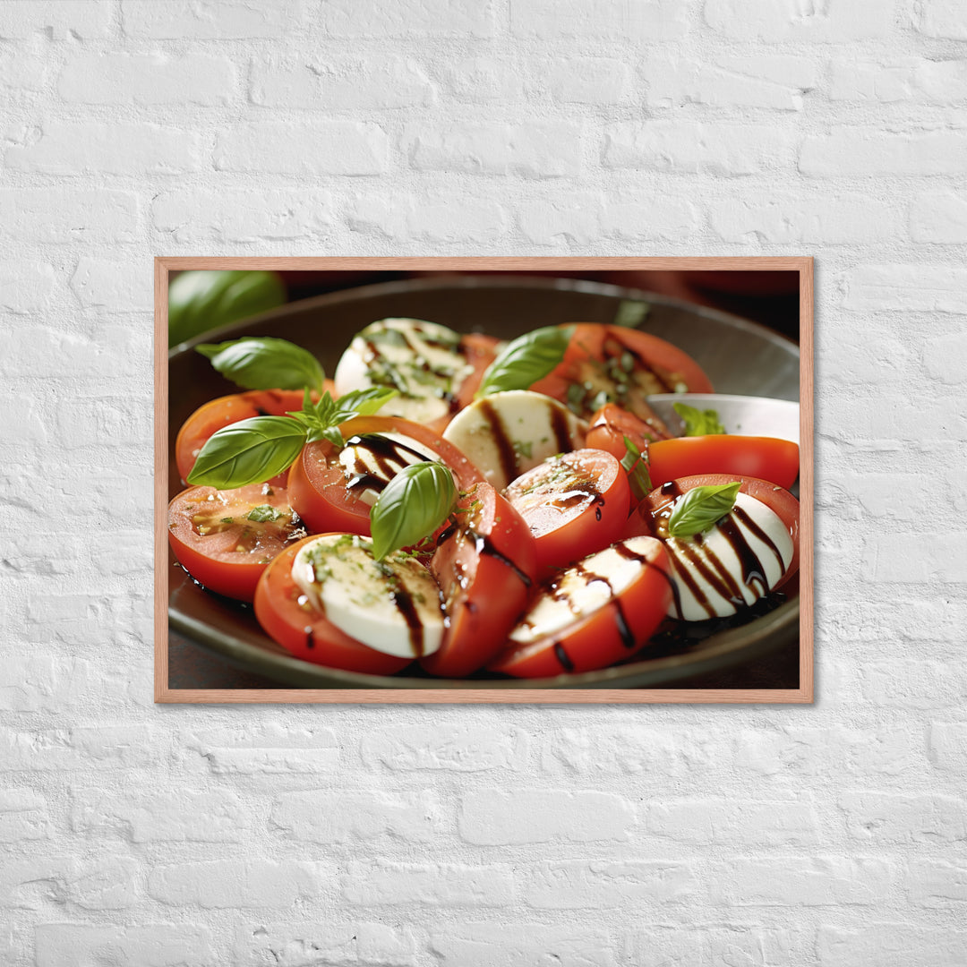 Caprese Salad Framed poster 🤤 from Yumify.AI