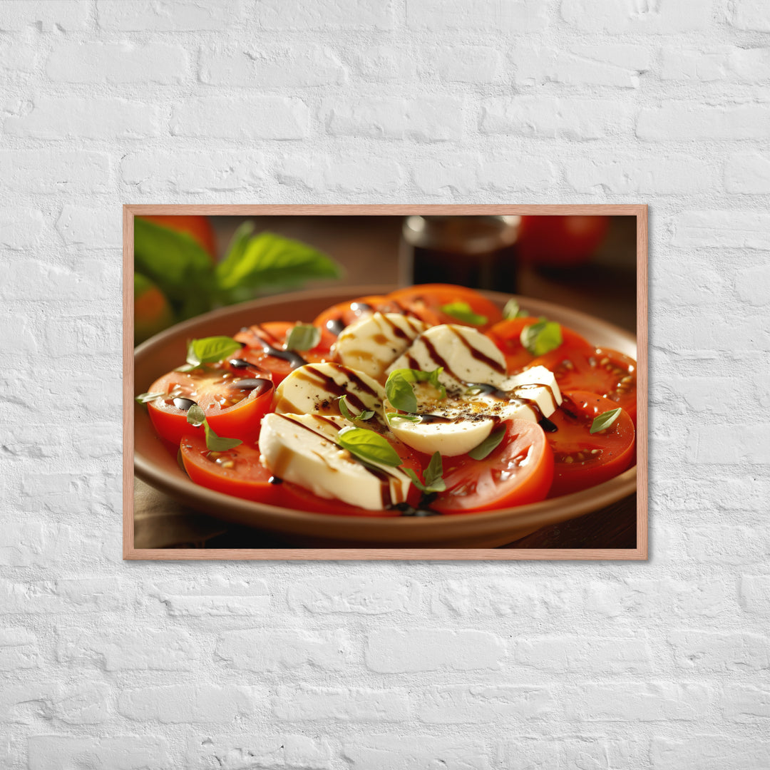 Caprese Salad Framed poster 🤤 from Yumify.AI