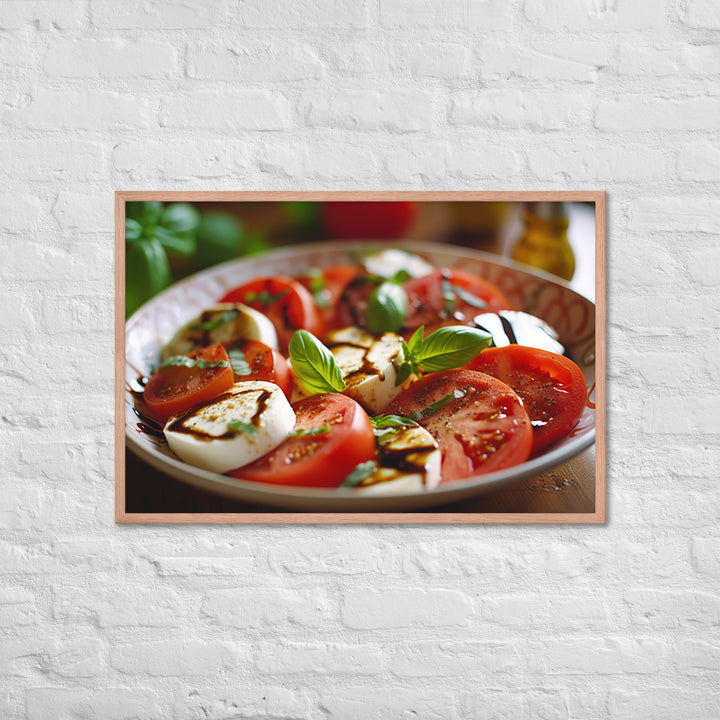 Caprese Salad Framed poster 🤤 from Yumify.AI