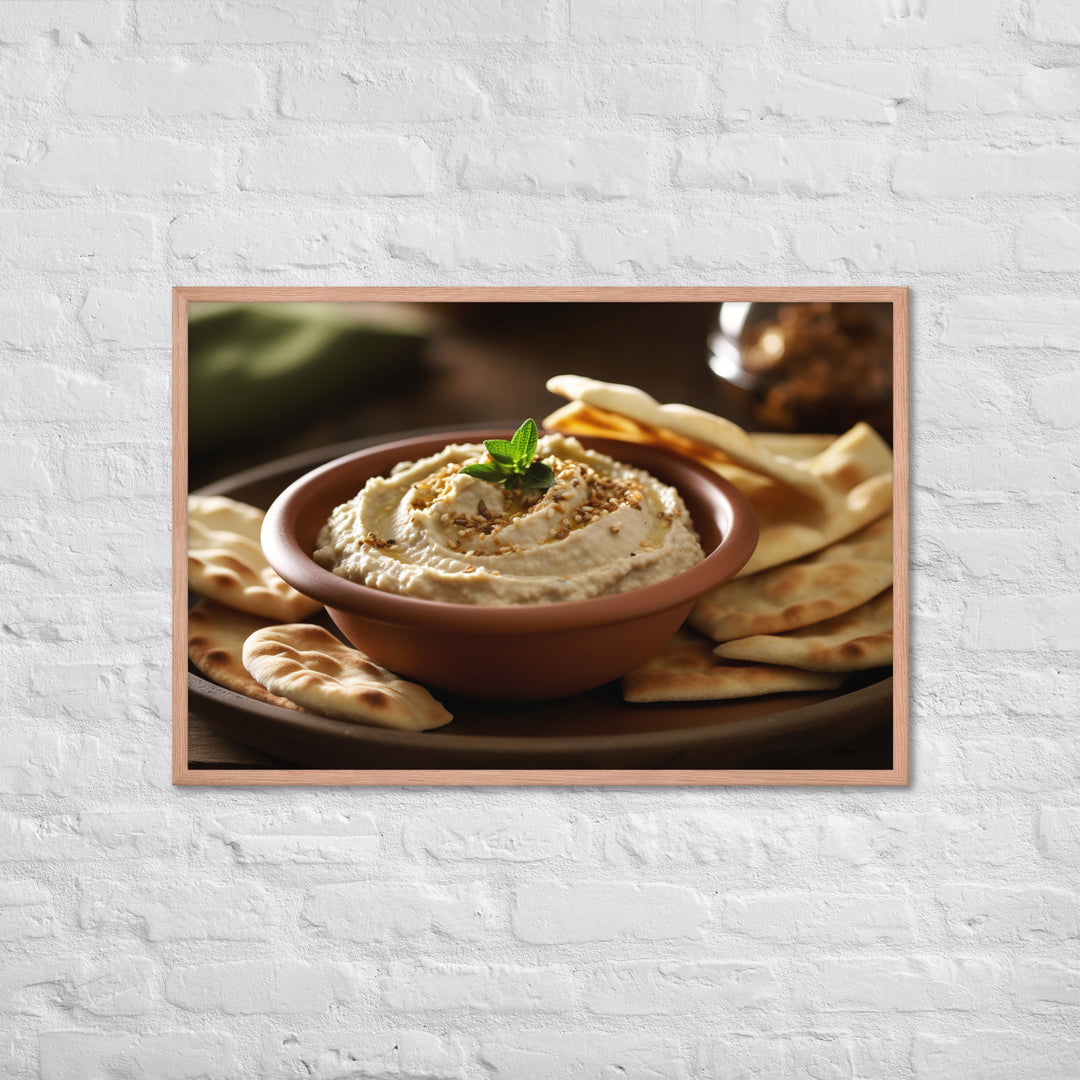 Baba Ganoush Framed poster 🤤 from Yumify.AI