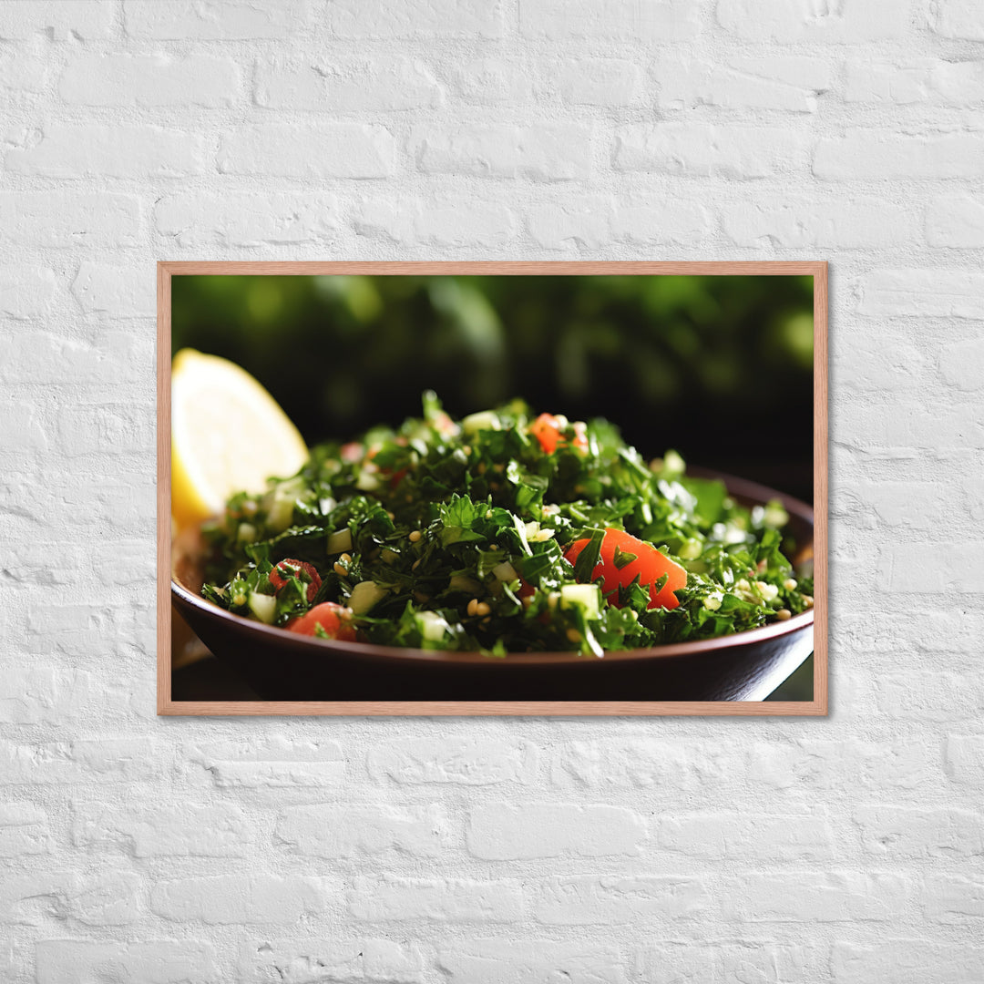 Tabbouleh Framed poster 🤤 from Yumify.AI