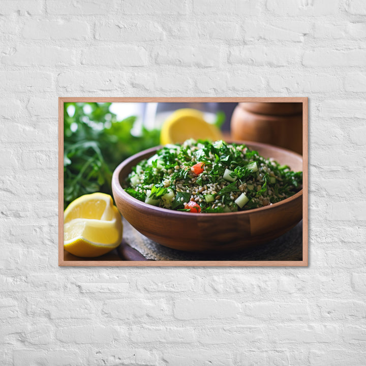 Tabbouleh Framed poster 🤤 from Yumify.AI