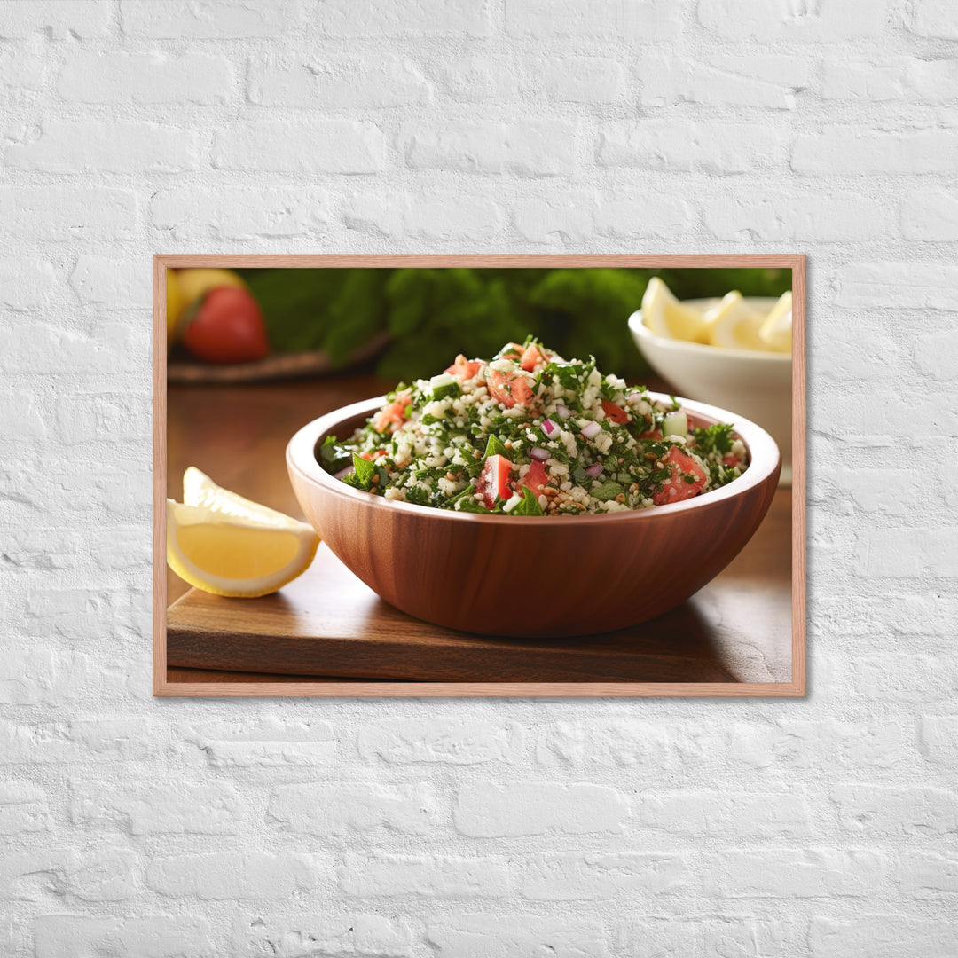 Tabbouleh Framed poster 🤤 from Yumify.AI