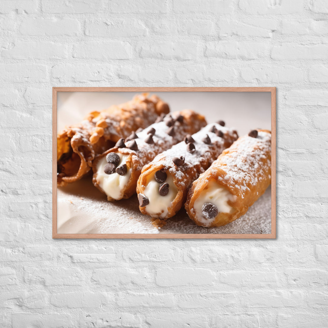 Cannoli Framed poster 🤤 from Yumify.AI