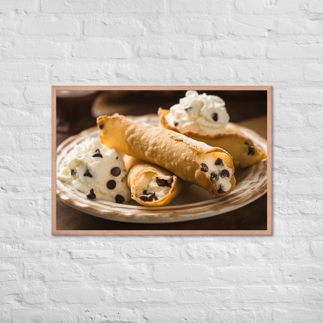 Cannoli Framed poster 🤤 from Yumify.AI