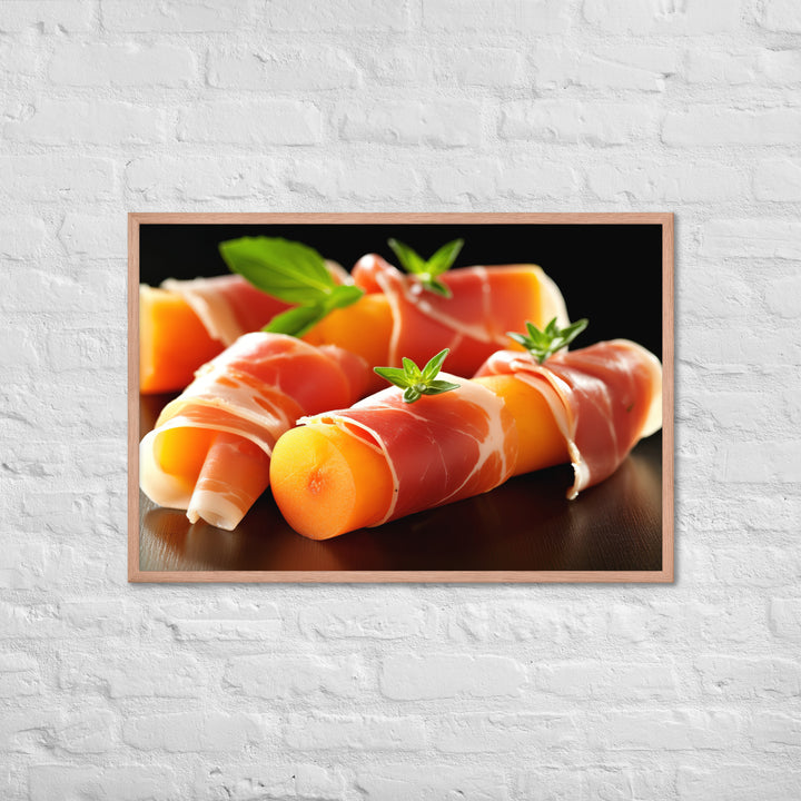 Prosciutto e Melone Framed poster 🤤 from Yumify.AI