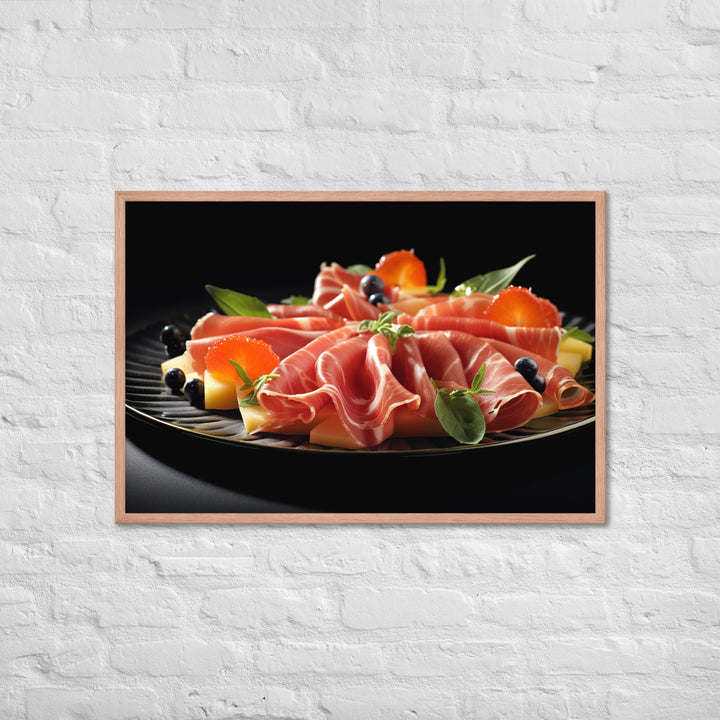 Prosciutto e Melone Framed poster 🤤 from Yumify.AI