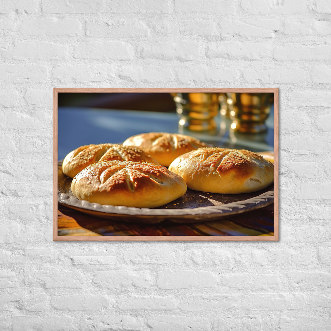 Moroccan Bread Framed poster 🤤 from Yumify.AI