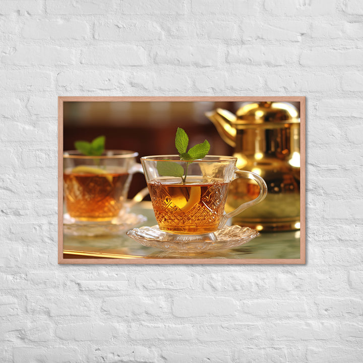 Moroccan Mint Tea Framed poster 🤤 from Yumify.AI