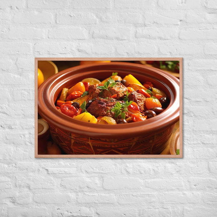 Lamb Tagine Framed poster 🤤 from Yumify.AI