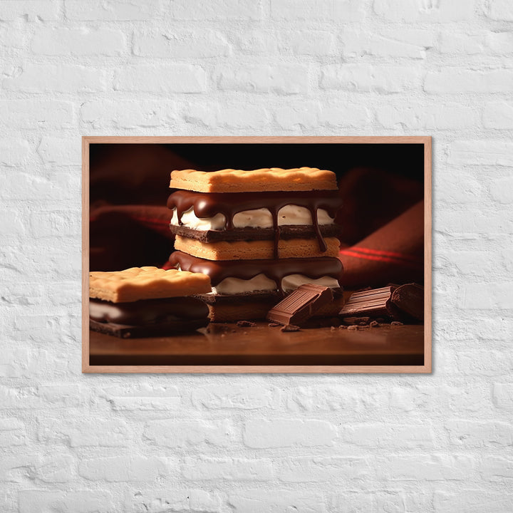 Tim Tam Biscuits Framed poster 🤤 from Yumify.AI