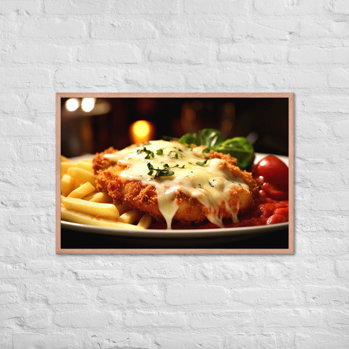 Chicken Parmigiana Framed poster 🤤 from Yumify.AI