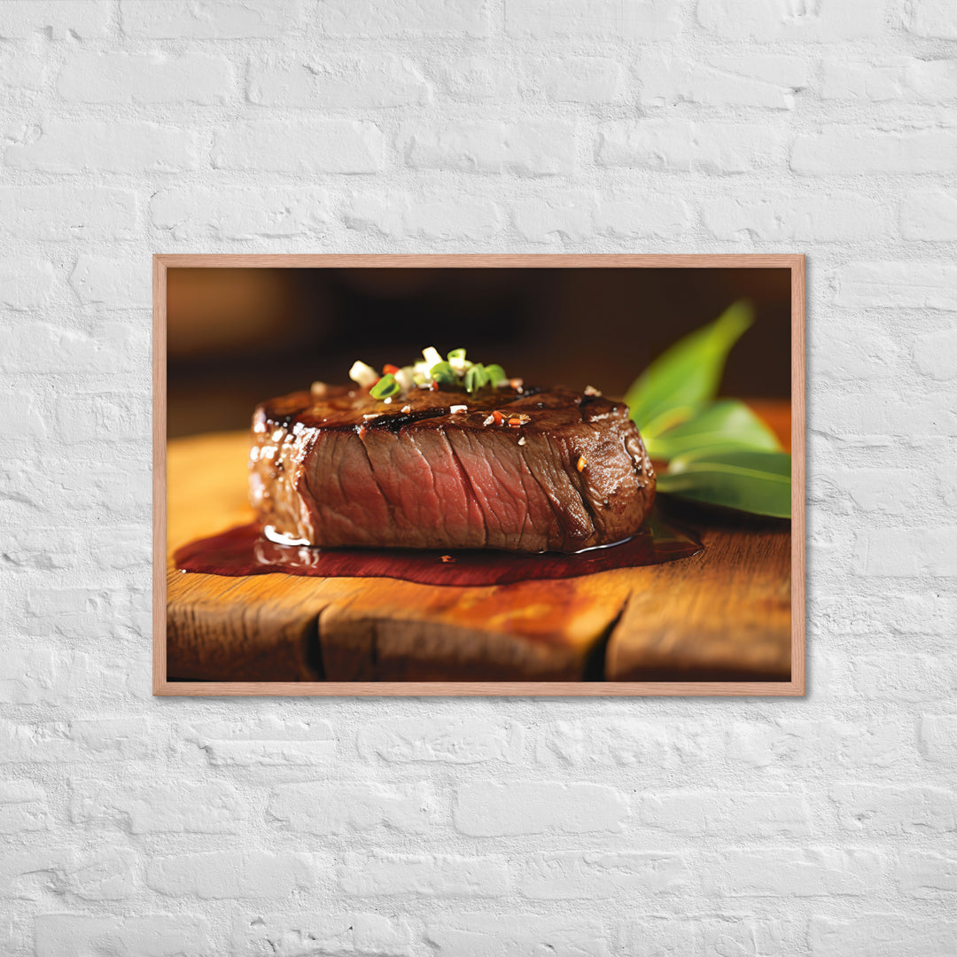 Kangaroo Fillet Framed poster 🤤 from Yumify.AI