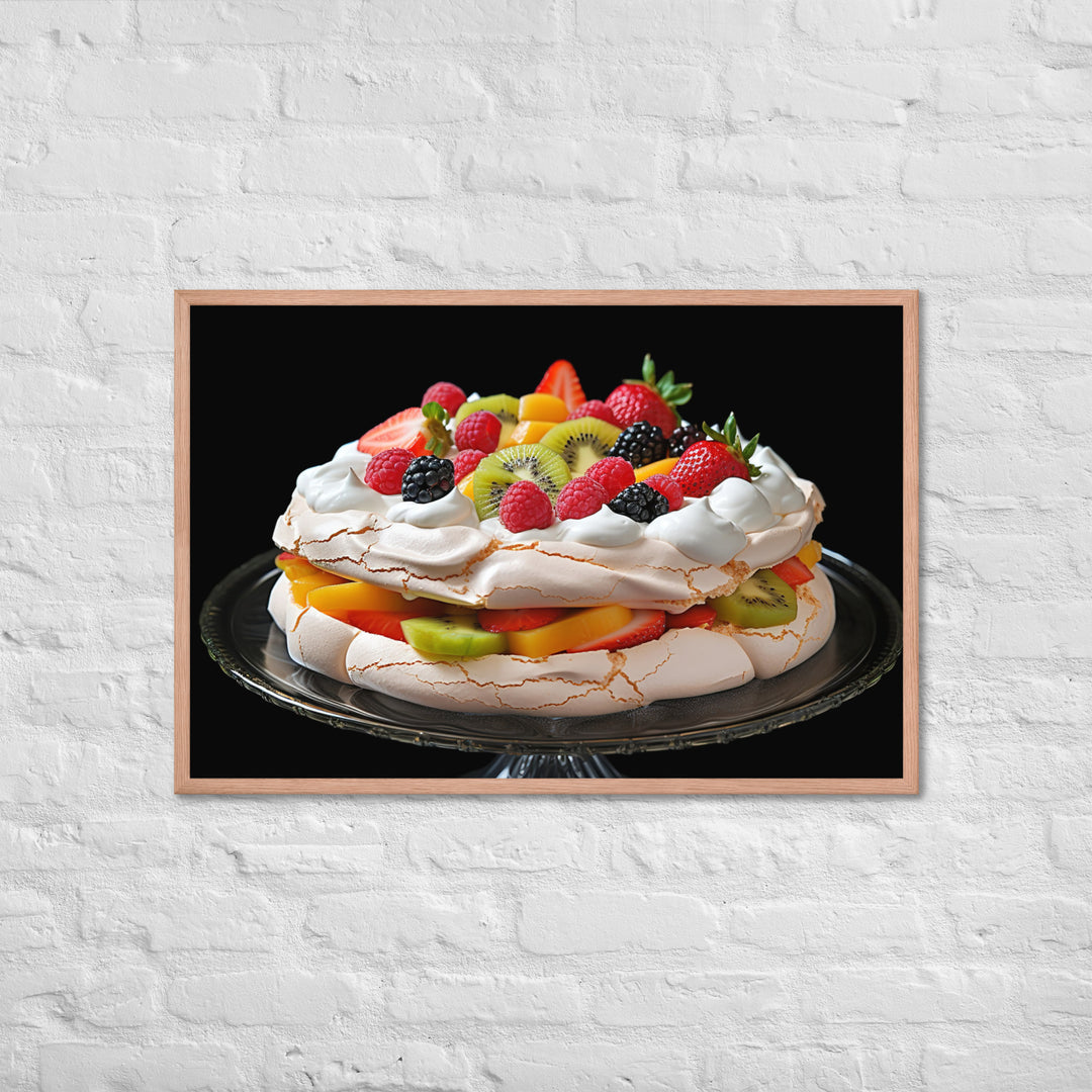 Pavlova Framed poster 🤤 from Yumify.AI