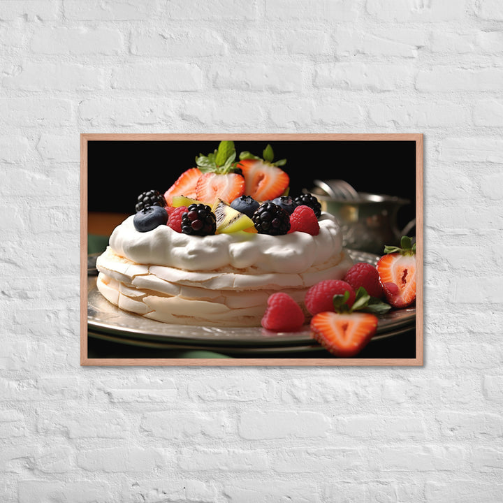 Pavlova Framed poster 🤤 from Yumify.AI