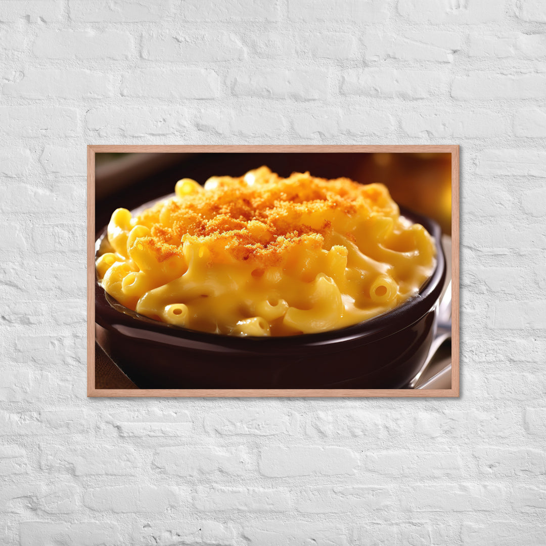 Macaroni and Cheese Framed poster 🤤 from Yumify.AI