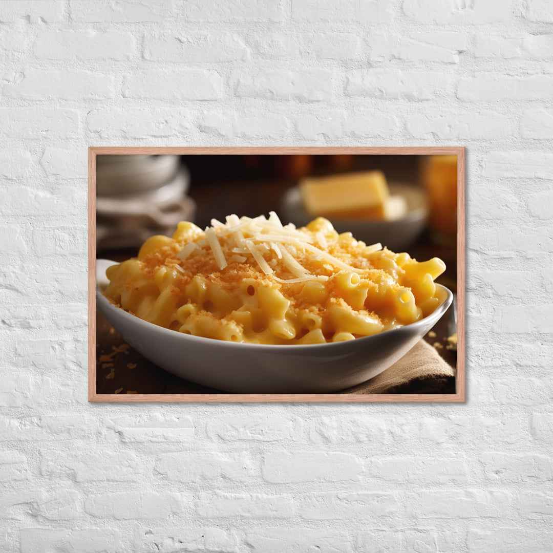 Macaroni and Cheese Framed poster 🤤 from Yumify.AI