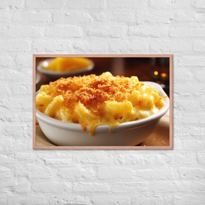 Macaroni and Cheese Framed poster 🤤 from Yumify.AI