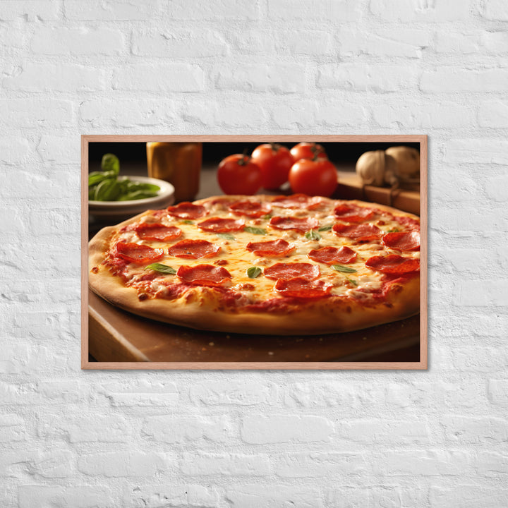 Pizza Framed poster 🤤 from Yumify.AI