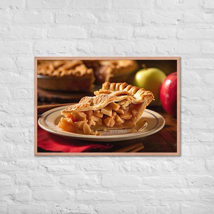 Apple Pie Framed poster 🤤 from Yumify.AI