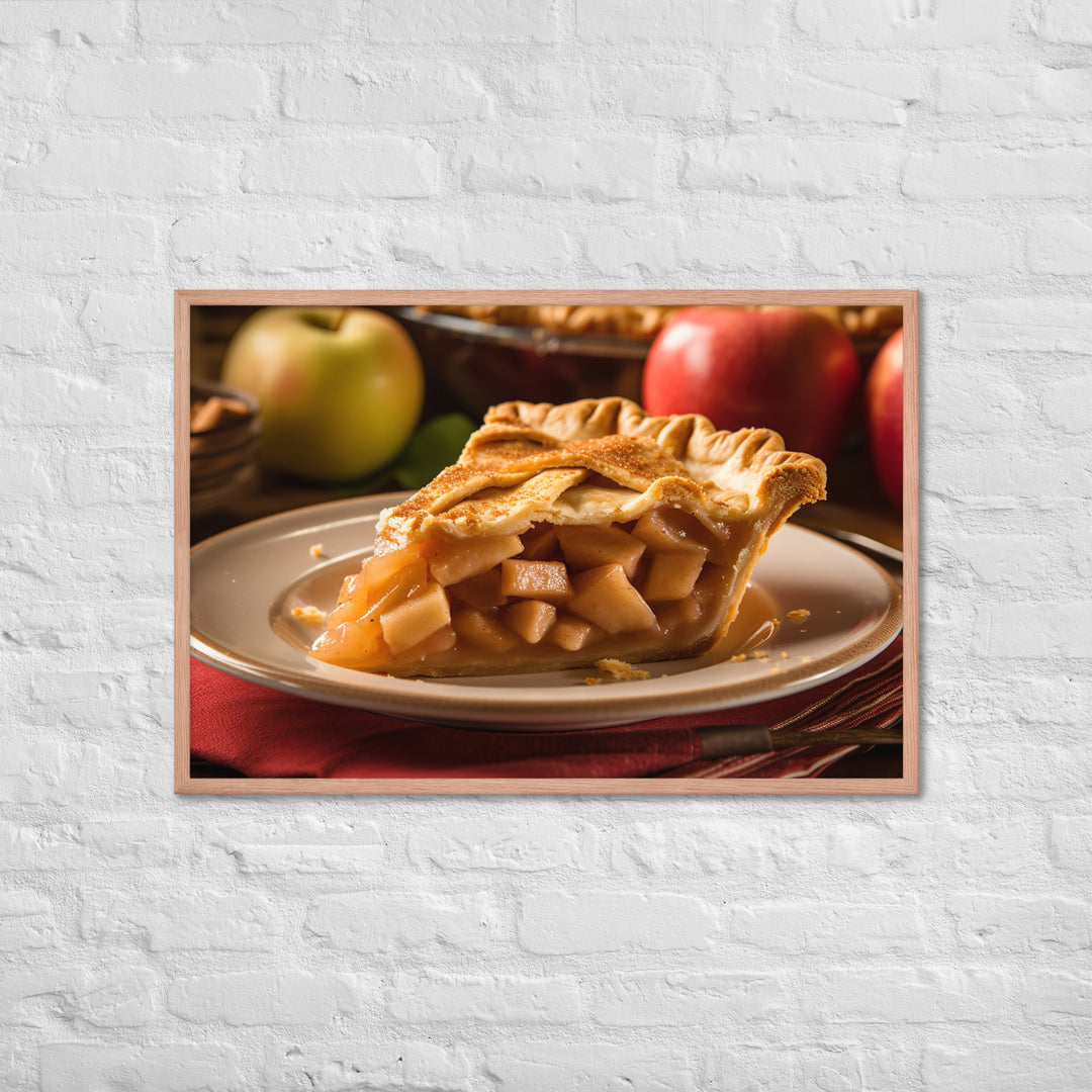 Apple Pie Framed poster 🤤 from Yumify.AI