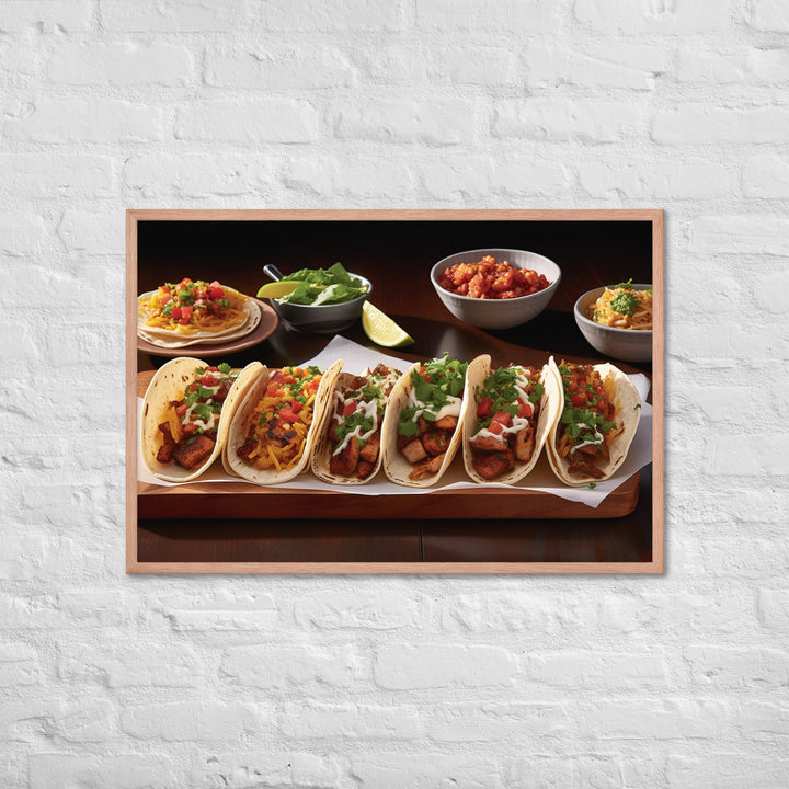 Tacos Framed poster 🤤 from Yumify.AI