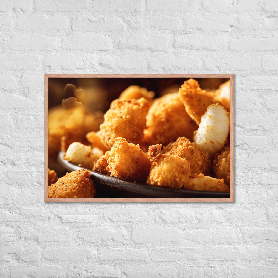 Popcorn Chicken Framed poster 🤤 from Yumify.AI