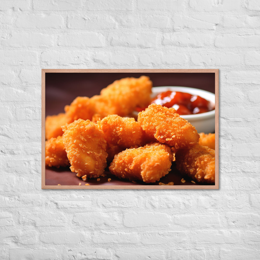 Popcorn Chicken Framed poster 🤤 from Yumify.AI