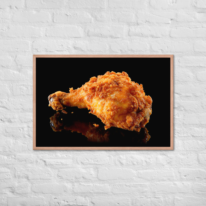 Buttermilk Fried Chicken Framed poster 🤤 from Yumify.AI