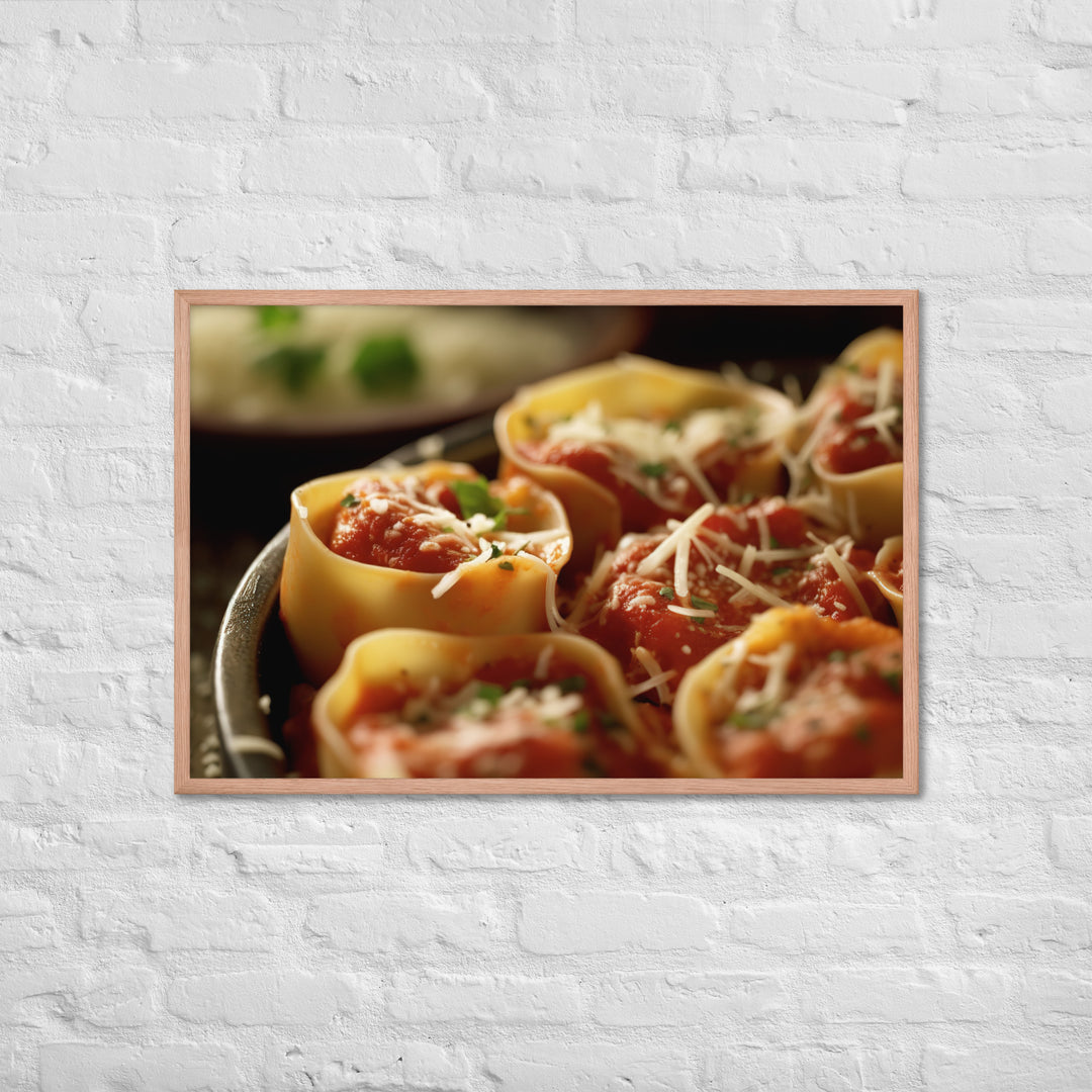 Tortellini Framed poster 🤤 from Yumify.AI