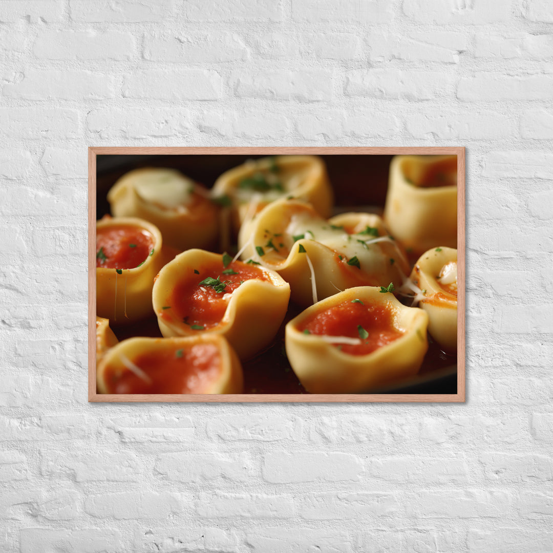 Tortellini Framed poster 🤤 from Yumify.AI