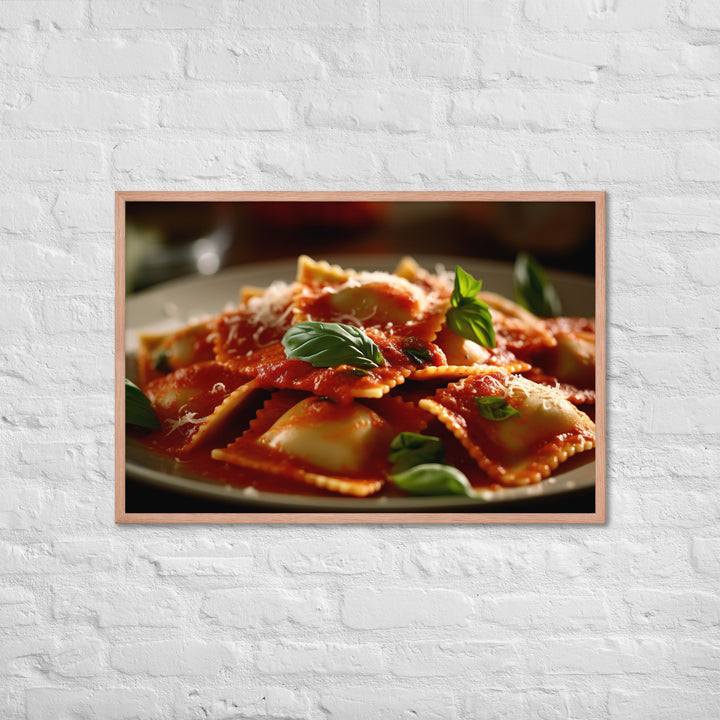 Ravioli Framed poster 🤤 from Yumify.AI