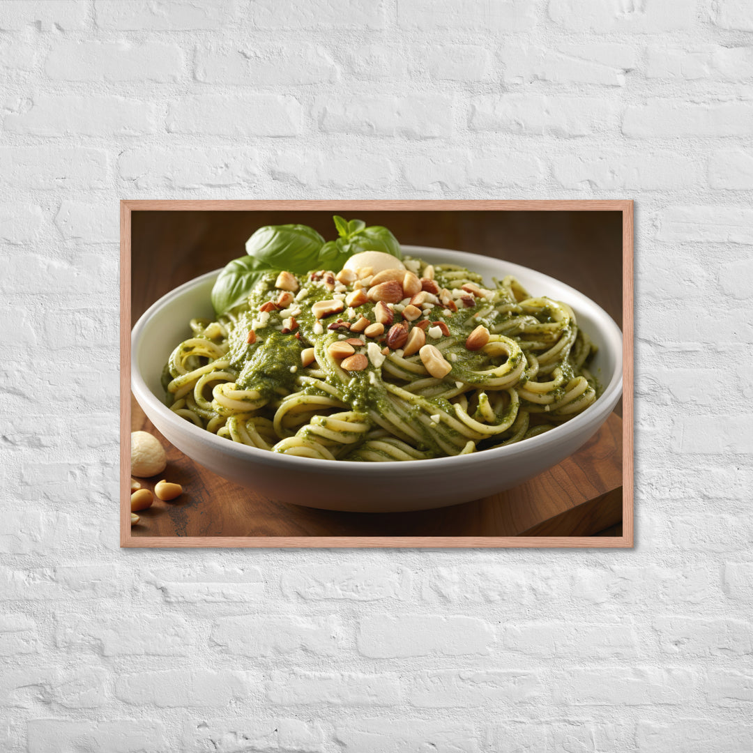 Pesto Pasta Framed poster 🤤 from Yumify.AI