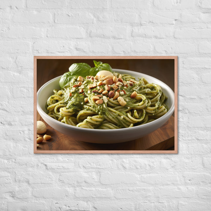 Pesto Pasta Framed poster 🤤 from Yumify.AI